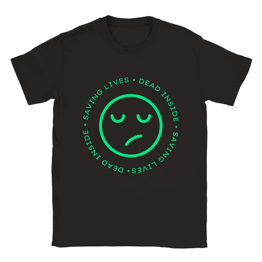 Savings lives and dead inside T-shirt